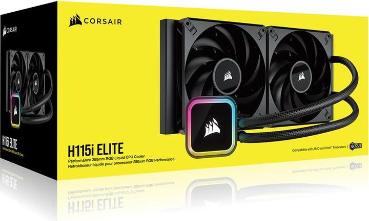 Actual product image Corsair WAK Cooling Hydro H115i iCUE Elite