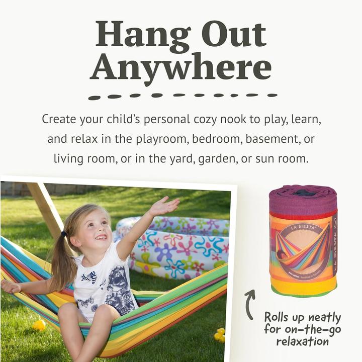 Produktbild La Siesta Kinderhängematte Iri rainbow (80 kg)