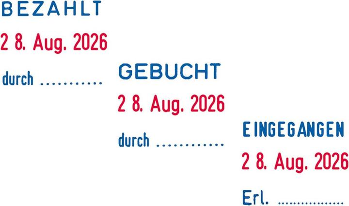 Produktbild Trodat Datumstempel mit Texten