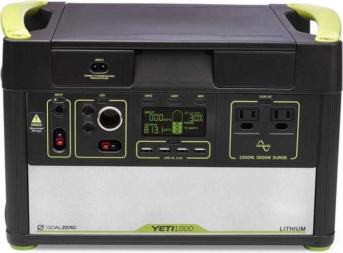 Image du produit Goal Zero Yeti 1000 Lithium Générateur solaire (1045 Wh, 18.10 kg)