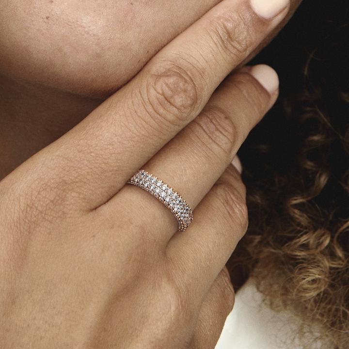 Produktbild Pandora Timeless Doppelreihiger Pavé Ring (58)