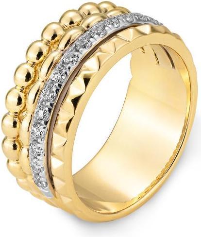 Actual product image Breuning RING - BRILL. 0,34 Ct. H/si (52, 585/14 K Gold)