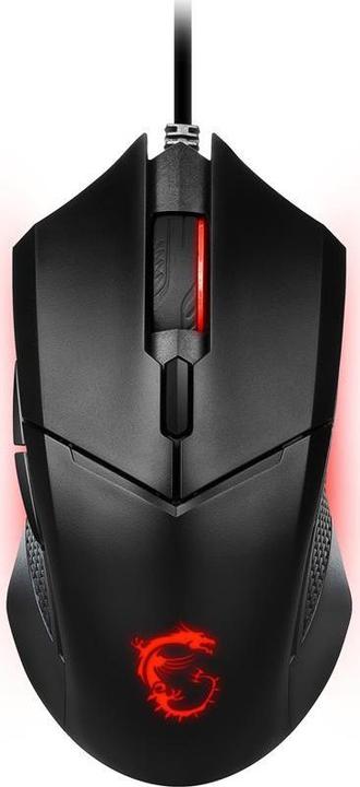 Actual product image MSI CLUTCH GM08 Optical Gaming Mouse "4200 DPI Optical Sensor, 6 Programmable buttons (Cable)