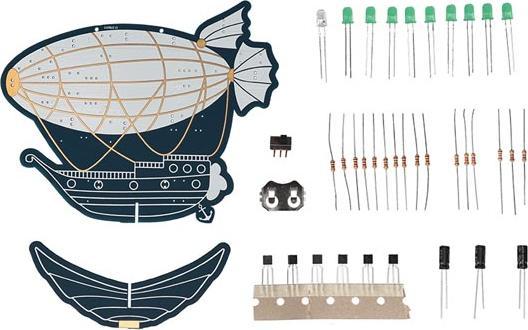 Immagine prodotto Whadda Zeppelin In Design Retrò - Kit Per Imparare A Saldare (Kit elettronica)
