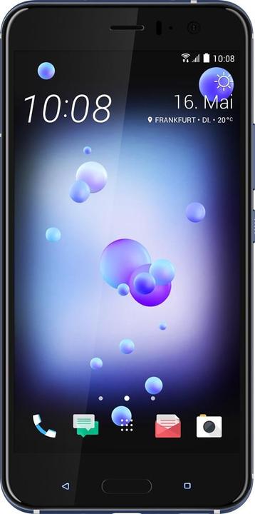 HTC U11 (64 GB, Amazing Silver, 5.50", Hybrid Dual SIM, 12.20 Mpx, 4G)