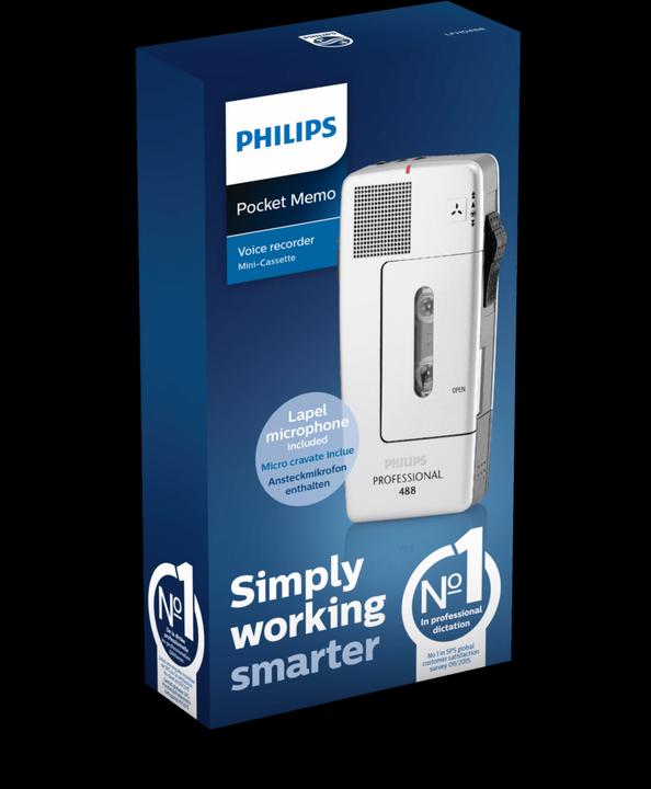 Actual product image Philips Pocket Memo Professional 488
