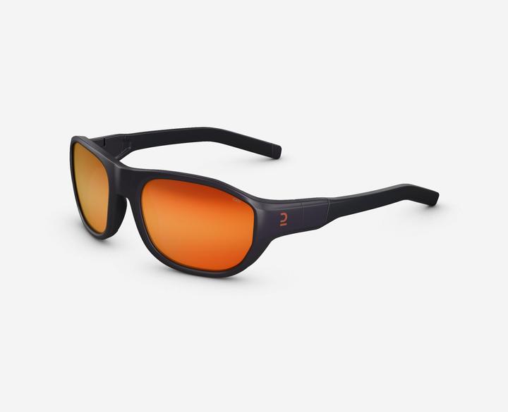 Produktbild Quechua Sonnenbrille Wandern MH T500 Kinder 6–10 Jahre Kategorie 4 dunkelblau/orange