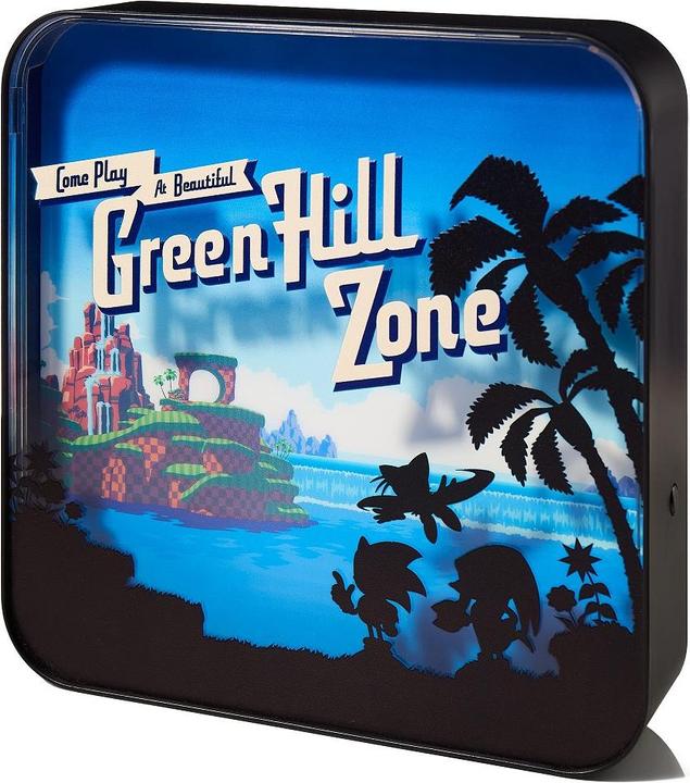 Actual product image Numskull Sonic The Hedgehog Acrylic Lamp