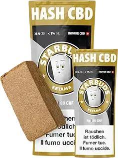 Image du produit Starbuds Ketama CBD Hash 20g (20 g, Intérieur)