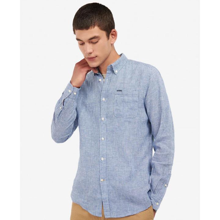 Actual product image Barbour LINTON linen shirt (M)