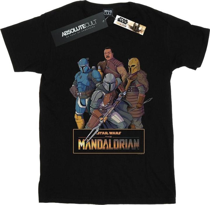 Immagine prodotto Star Wars The Mandalorian Character Collage Maglietta Uomo (4XL)