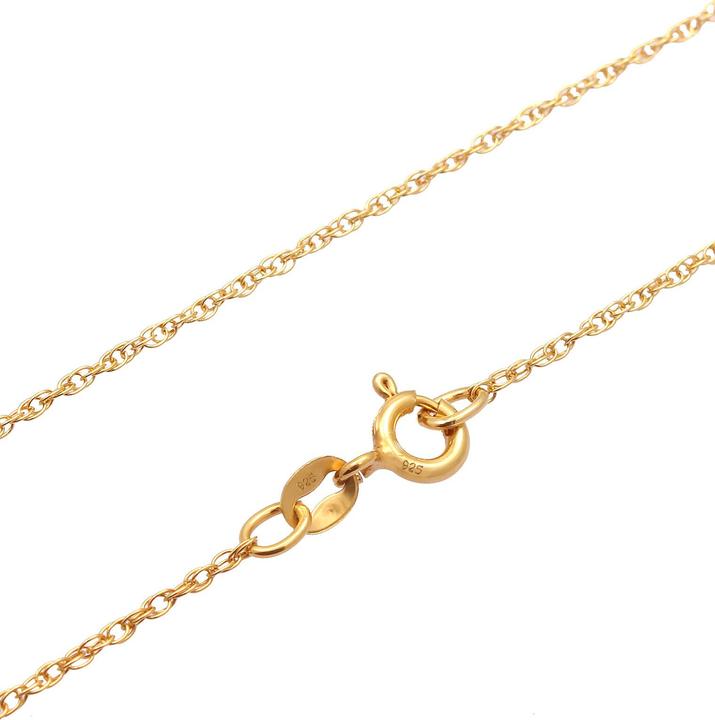 Immagine prodotto Elli Catena di cristallo (Argento 925 placcato oro, Zirconia, 45 cm)
