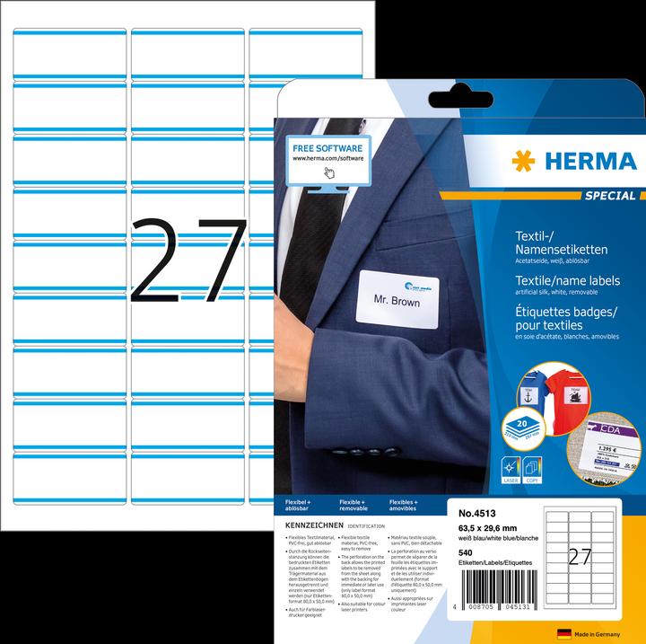 Immagine prodotto Herma Etichette rimovibili A4
