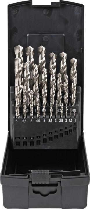 Produktbild Stier Spiralbohrer-Set Premium DIN 338 HSS-Co8 1-13mm 25-teilig in Kassette (1 mm, 1,5 mm, 2 mm, 2,5 mm, 3 mm, 3,5 mm, 4 mm, 4,5 mm, 5 mm, 5,5 mm, 6 mm, 6,5 mm, 7 mm, 7,5 mm, 8 mm, 8,5 mm, 9 mm, 9,5 mm, 10 mm, 10,5 mm, 11 mm, 11,5 mm, 12 mm, 12,5 mm, 13 mm)