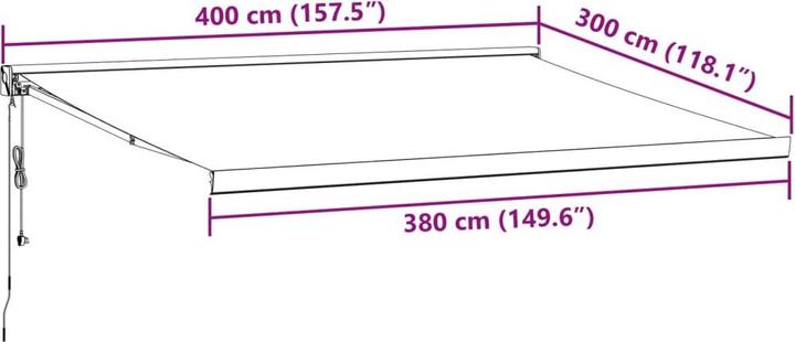 Actual product image VidaXL Alia (4 m)