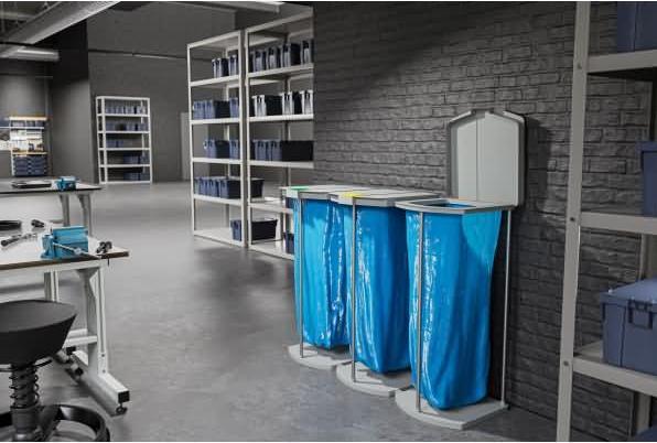 Image du produit Hailo ProfiLine MSS XXXL, support pour sacs poubelle, 120 ltr (120 l)