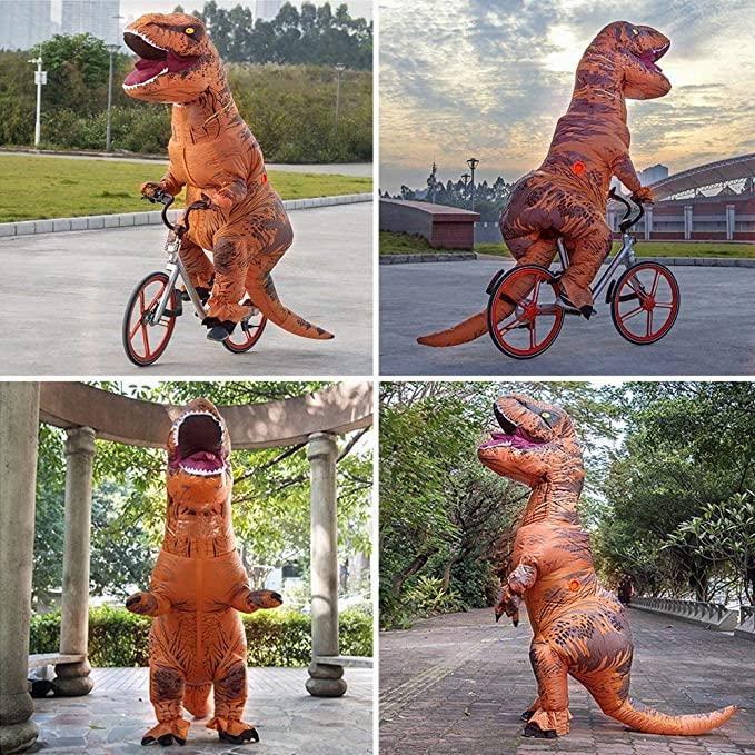 Immagine prodotto I Am Creative Costume gonfiabile da dinosauro T-Rex 160-170cm (Taglia unica)