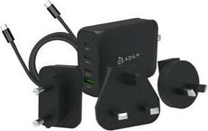Image du produit Adam Elements OMNIA Pro 130 | Noir | Kit chargeur de puissance 4 ports 130W (130 W)
