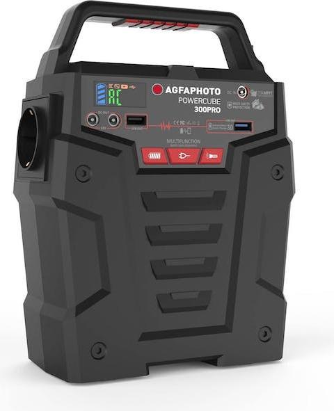Image du produit AGFAPHOTO Powercube 300 Pro Station de puissance Li-Ion Noir (278 Wh, 2.20 kg)