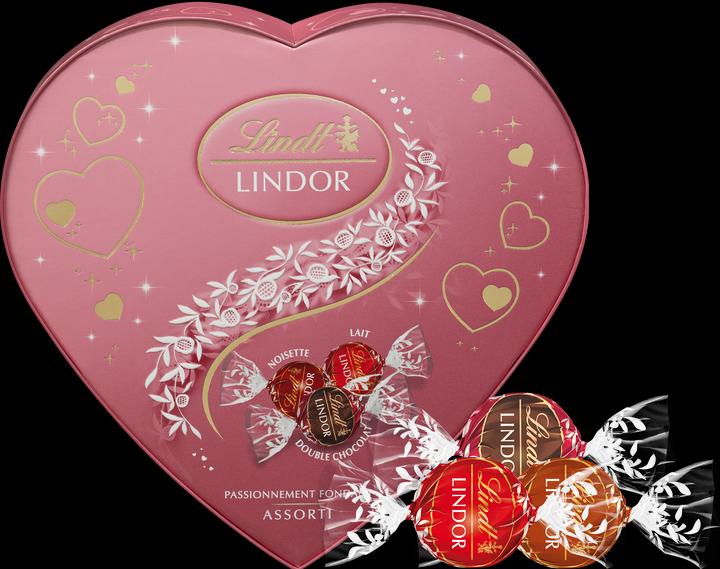Produktbild Lindt Lindor Herz Rosa Assortiert (160 g)