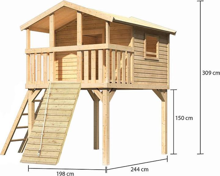 Image du produit Karibu Maison sur pilotis Benjamin