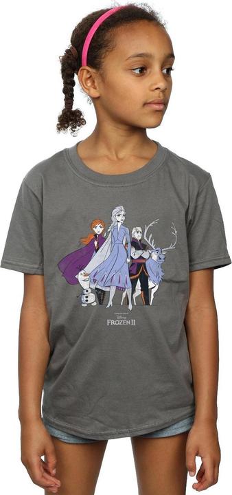 Produktbild Disney Frozen 2 Distressed Group TShirt Mädchen (152, 158)