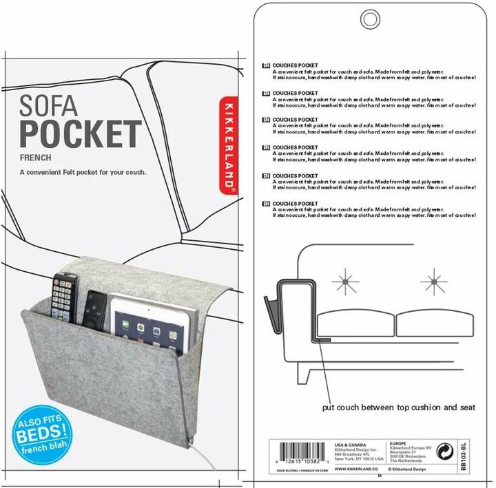 Image du produit Kikkerland Sac de rangement (2,5 x 26,5 x 32 cm, 2.12 l)