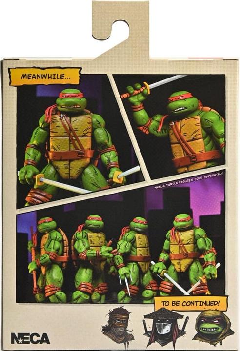 Actual product image Neca Teenage Mutant Ninja Turtles (Mirage Comics) action figure Leonardo 18 cm