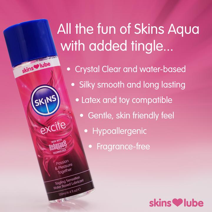 Produktbild Skins Excite Tingling Water Based Lubricant - 5ml Folie (5 ml)