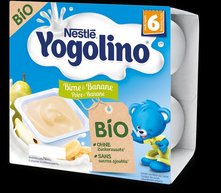 Yogolino Bio Pear & Banana - Après 6 mois (393 g)
