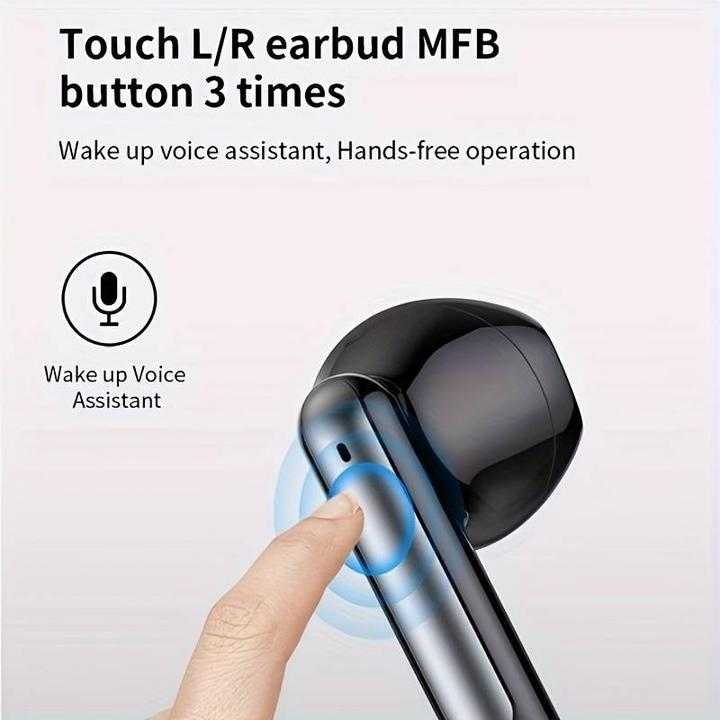 Produktbild PhoneLook Bluetooth 5.3 In-Ear kabellose Kopfhörer Ladeetui mit digitaler Batterie Anzeige, USB Type C (50 h, Kabellos)