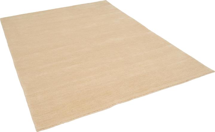 Produktbild Pergamon Wolle Natur Teppich Gabbeh Einfarbig (70 x 300 cm)