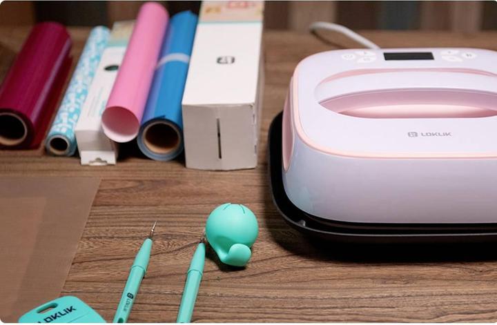 Image du produit Loklik Easy Heat Press *pink* (presse à chaleur facile)