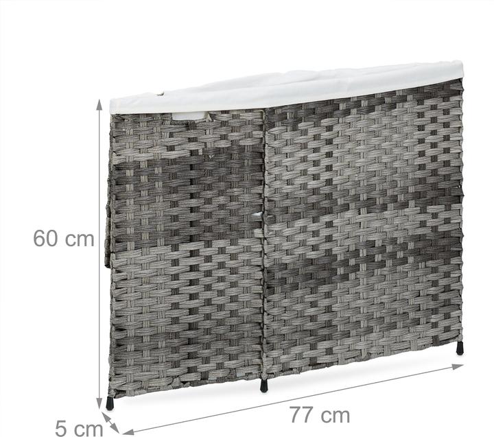 Produktbild Relaxdays Wäschekorb (90 l)