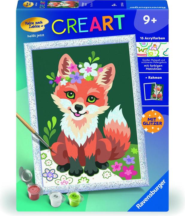 Immagine prodotto Ravensburger Pittura per numeri 23765 - Volpe fiorita - Bambini dai 9 anni in su