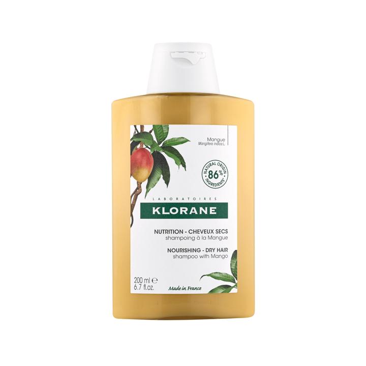Klorane Nährendes Shampoo mit Mango (200 ml, Flüssiges Shampoo)