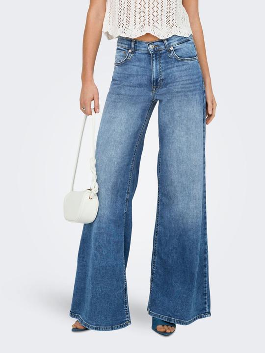 Produktbild Only ONLCALIFORNIA Mittlere Taille Weiter Beinschnitt Jeans Jeans mit weitem Bein (W28/L34)