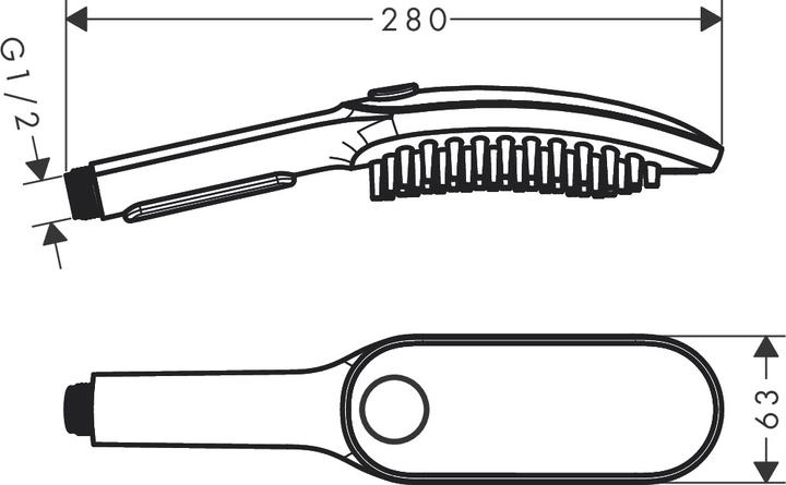 Image du produit hansgrohe DogShower Douche pour chien 150 3 jets Select (3 Types de jets, 7.60 l/min)