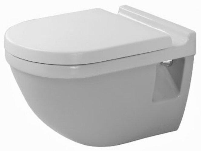 Actual product image Duravit Wall-hung WC set Starck 3 low-level WC with splash rim white without coating 42000900A1