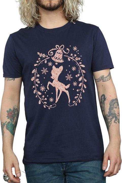 Image du produit Disney - T-shirt BAMBI CHRISTMAS WREATH - Homme (S)