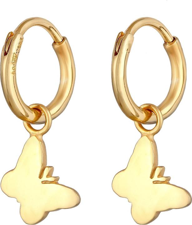 Image du produit Elli Boucles d'oreilles créoles papillon 925 argent (Argent sterling 925)