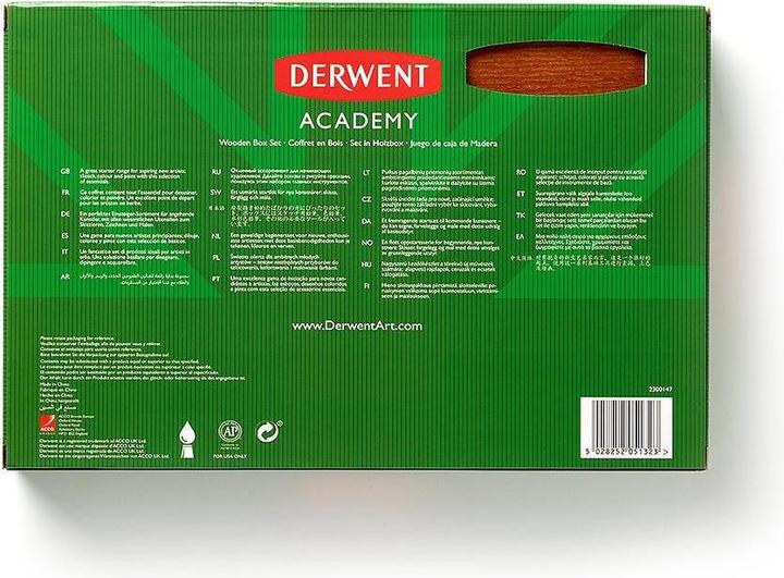 Immagine prodotto Derwent Valigetta di pittura Academy (Multicolore, 35 x)