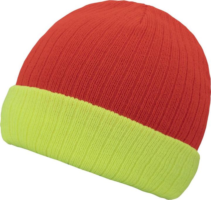 Produktbild Korntex Strickmütze Metz Hauptfarbe Orange Umschlag in Gelb ® KXST