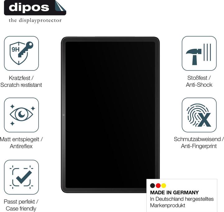 Immagine prodotto Dipos Pellicola Protettiva Anti-Shock (2 Pezzo/i, Amazon Fire Max 11)