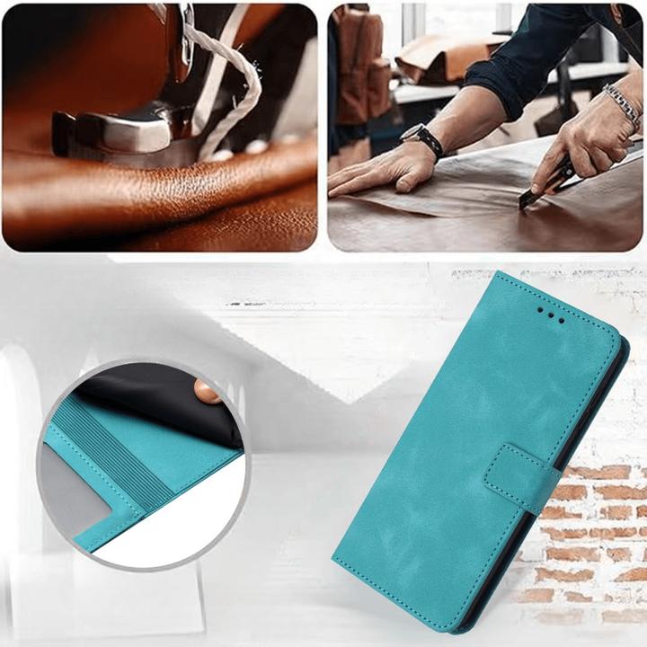 Actual product image Cover-Discount iPhone 16 Pro - Suede look case in vintage design (Apple iPhone 16 Pro)