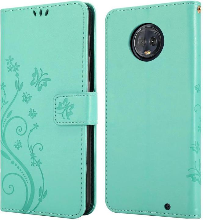 Actual product image Cadorabo Flower Book Cover (Motorola Moto G6 Plus)
