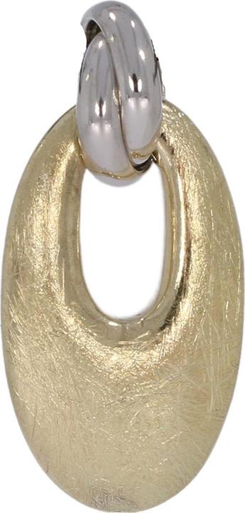 Actual product image Xen Pendant oval ice matt bicolour (925 Sterling silver)