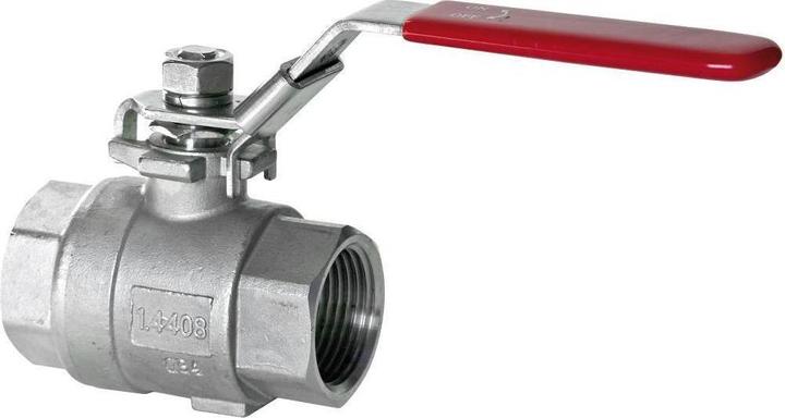Immagine prodotto Hermann schmidt HS Valvola a sfera in acciaio inox 8452 3/4, 2 pezzi, foro pieno