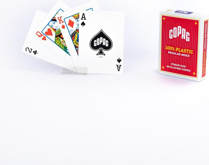 Actual product image Copag Plastic Poker Cards Deck Regular