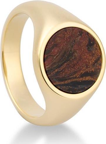 Image du produit Breuning Bague - E. Pietersit Doré (55, Or 750/18 K)